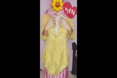 Live Ukhti Kebaya Hijab Pink Berani Menggoda Penonton Viral Indo Lumer